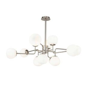 Chandelier Erich 12 Light Nickel