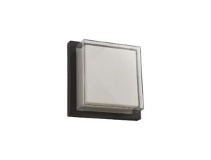 Abora Wall Lamp, 1 x 16W LED, 3000K, 1135lm, IP65, Anthracite/Opal/Clear PC, 3yrs Warranty