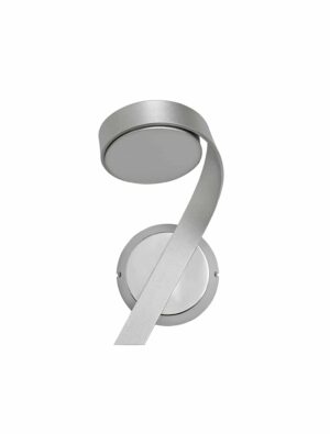 Amy Wall Lamp Right Switched, 1 x 10W LED, 3000K, 800lm, Silver/Polished Chrome, 3yrs Warranty