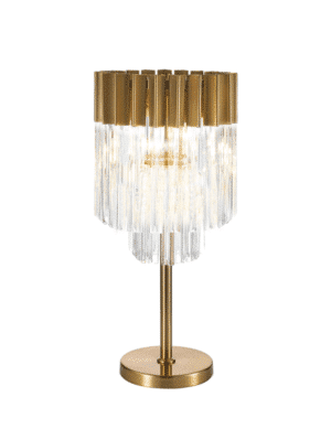 Aridius Table Lamp 3 Light E14, Brass/Glass