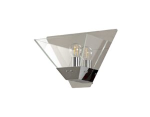 Ballymore Wall Lamp, 1 Light E14, Polished Chrome