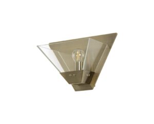 Ballymore Wall Lamp, 1 Light E14, Antique Brass