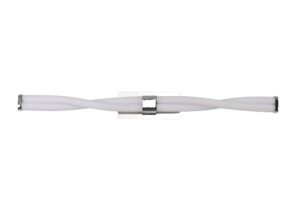 Cayleigh Wall Lamp Large, 2 x 10W LED, 3000K, 1400lm, IP44, Polished Chrome, 3yrs Warranty