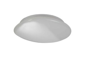 Cecil Ceiling, 1 x 24W LED, 4000K, 1614lm, IP44, White Acrylic, 3yrs Warranty
