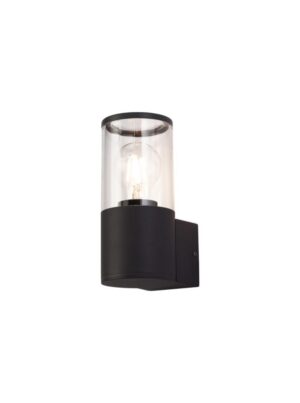 Claus Wall Lamp 1 x E27, IP54, Anthracite/Clear, 2yrs Warranty