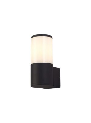 Claus Wall Lamp 1 x E27, IP54, Anthracite/Opal, 2yrs Warranty
