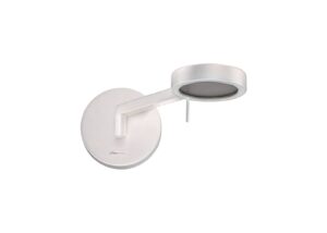 Comtemp Adjustable Wall Lamp / Reader, 1 x 8W LED, 3000K, Sand White, 3yrs Warranty