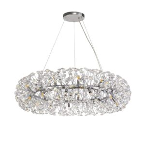 Cosmo Pendant 26 Light G9  Polished Chrome/Crystal