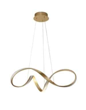 Courtney Medium Pendant, 1 x 39W LED, 3000K, 2152lm, Sand Gold, 3yrs Warranty