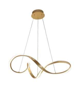 Courtney Large Pendant, 1 x 42W LED, 3000K, 2513lm, Sand Gold, 3yrs Warranty