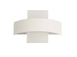 Cupolio Up & Downward Lighting Wall Lamp, 2 x 5W LED, 3000K, 850lm, IP54, Sand White, 3yrs Warranty