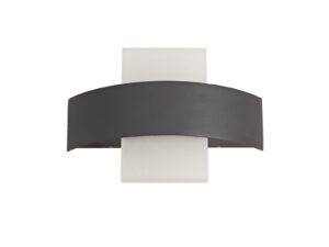Cupolio Up & Downward Lighting Wall Lamp, 2 x 5W LED, 3000K, 850lm, IP54, Anthracite, 3yrs Warranty