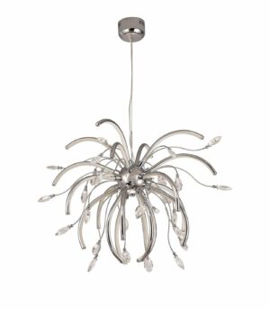 Fidelio Large Pendant, 20 x 4.5W LED, 3000K, 2549lm, Polished Chrome, 3yrs Warranty