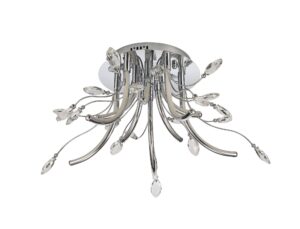 Fidelio Medium Celing, 10 x 3.5W LED, 3000K, 1146lm, Polished Chrome, 3yrs Warranty