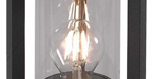 Flint Pillar Lamp, 1 x E27, IP65, Anthracite, 2yrs Warranty - Image 3