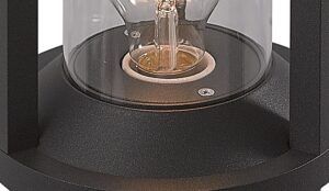 Flint Pillar Lamp, 1 x E27, IP65, Anthracite, 2yrs Warranty - Image 4
