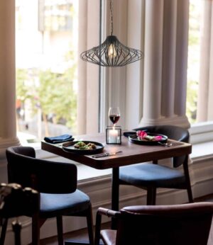 Kaprani Pendant, 1 x E27, Matt Black