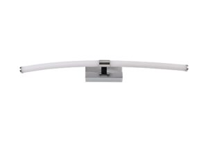 Modo Wall Lamp Large, 2 x 6W LED, 3000K, 840lm, IP44, Polished Chrome, 3yrs Warranty