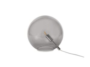 Palenti Table Lamp, 1 x G9, Polished Chrome/Smoked Glass