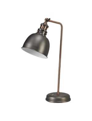 Pasio Adjustable Table Lamp, 1 x E27, Antique Silver/Copper/White