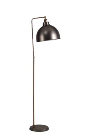Pasio Adjustable Floor Lamp, 1 x E27, Antique Silver/Copper/White