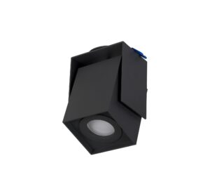 Picaso Adjustable Square Spotlight, 1 Light GU10, Sand Anthracite, Cut Out: 62mm