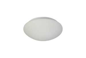 Saturn Ceiling, 1 x 18W LED, 3000K, 872lm, IP44, White/Frosted Glass, 3yrs Warranty