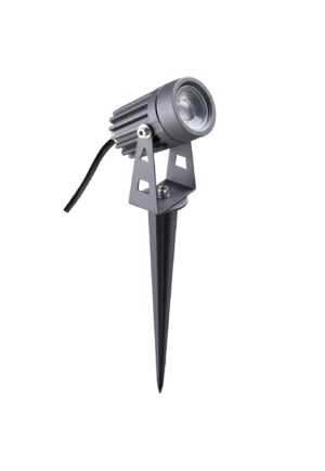 Spike Spike Light, 1 x 3W LED, 3000K, 210lm, 30 Degree, IP65, Grey/Black, 3yrs Warranty