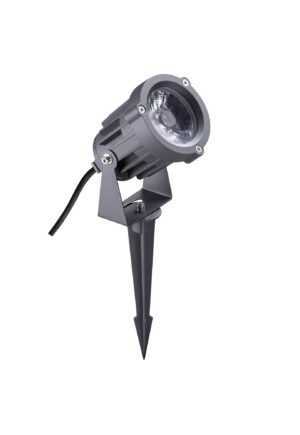Spike Spike Light, 1 x 15W LED, 3000K, 1050lm, 30 Degree, IP65, Grey/Black, 3yrs Warranty