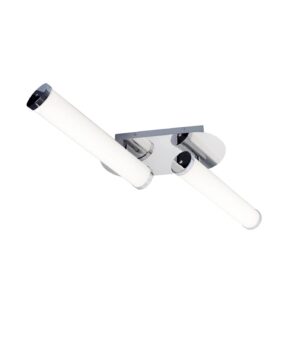 Taboa Ceiling Lamp, 2 x 9W LED, 4000K, 1153lm, IP44, Polished Chrome, 3yrs Warranty