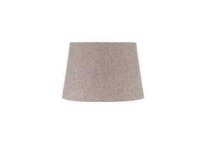 Vito Round, 240/300 x 200mm Fabric Shade, Multi/White Laminate