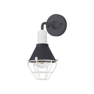 Wise Wall Lamp, 1 Light E27, IP65, Anthracite/Matt White, 2yrs Warranty