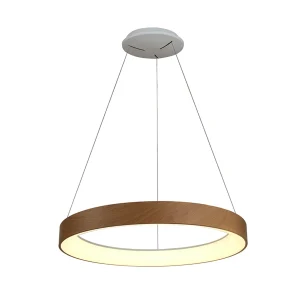 Woodstock Dimmable Pendant 50cm 40W LED, 2700K-5000K Tuneable, 2950lm, Remote Control & APP