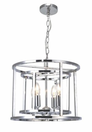 Chester 4 Light Pendant Polished Chrome