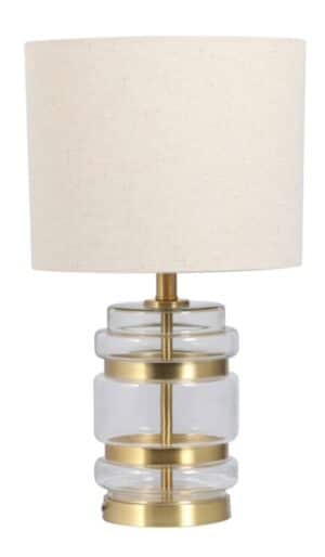 Hartley Table Lamp Satin Brass