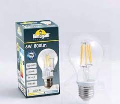 E27 Filament LED Lamp 6W 4000k