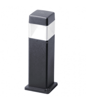 Elisa 500 7W CCT Black Clear LED  Bollard Post Light