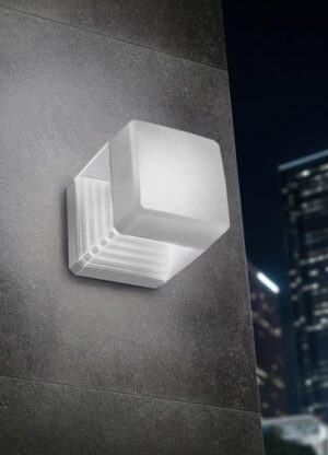 Ester Grey Clear LED 10W CCT Wall light