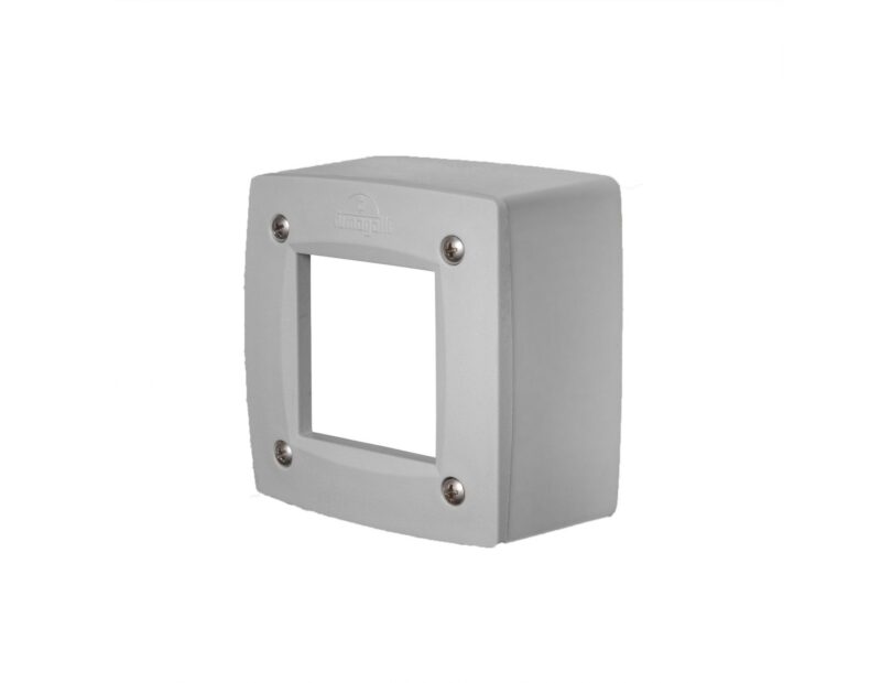 Extra Leti 100 Square Grey Opal LED GX53 3W Wall Light