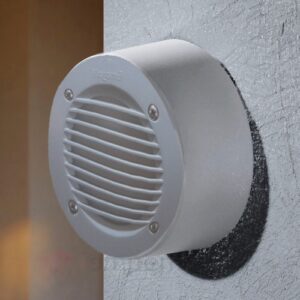 ExtraLeti 100 Round Grey Grill Opal LED GX53 3W Wall Light