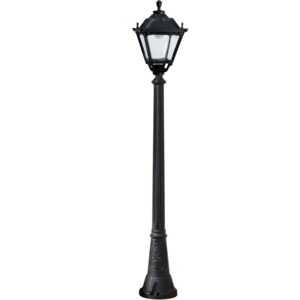 Gigi/Tobia Black Clear E27 high powered 30W Post Light