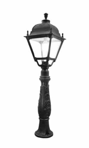 Iafet.R Black Medium Height Single Post Simon E27 30W