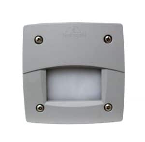 Leti 100 Square Grey Eyelid LED GX53 3W Recessed Wall Light