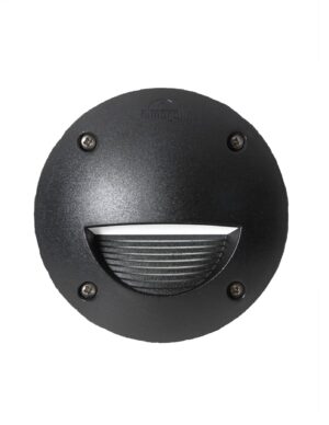 Leti 100 Round Bl Eye Grill LED GX53 3W Recessed Wall Light