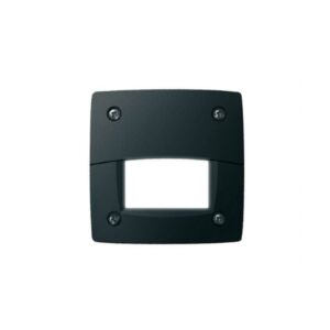 Leti 100 Square Black Eyelid LED GX53 3W Recessed Wall Light