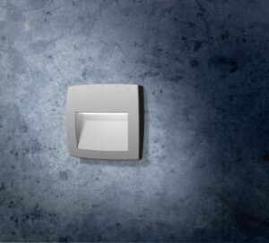 Lorenza 150mm Surface Grey Clear LED R7S LED 3.2W CCT