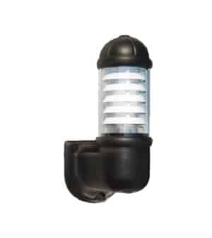 Mirella Black Clear E27 Wall Light