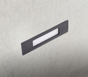 Nina 190mm Black Opal Recessed LED R7S 8.5W CCT