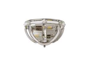 Emily Wall Light, 2 Light E14, Polished Nickel