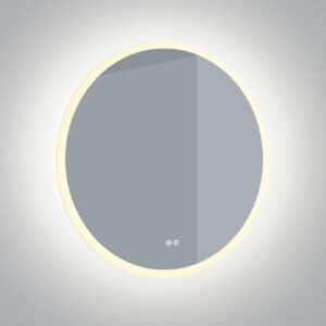 20W LED Touch Control, Defog Round Bathroom Mirror, IP44.